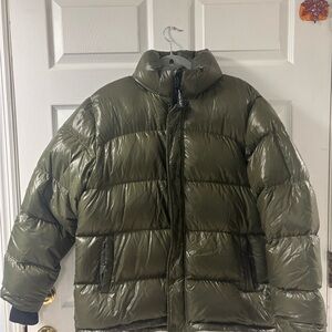 Olive Green TNA (Aritzia) Super Puff